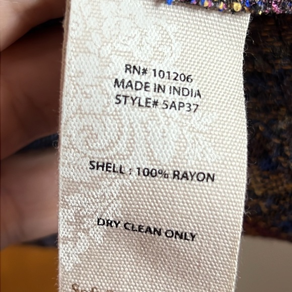 Women's Soft Surroundings Topper / Jacket Size 1X Multicolor and FABULOUS! - Picture 6 of 9